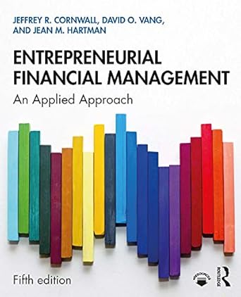 ebook For Entrepreneurial Financial Management An Applied Approach 5th Edition Jeffrey Cornwall