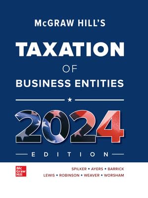 Taxation of Business Entities 2024 1st Edition