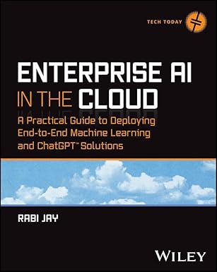 eBook For  Enterprise AI In The Cloud 1st Edition By Jay