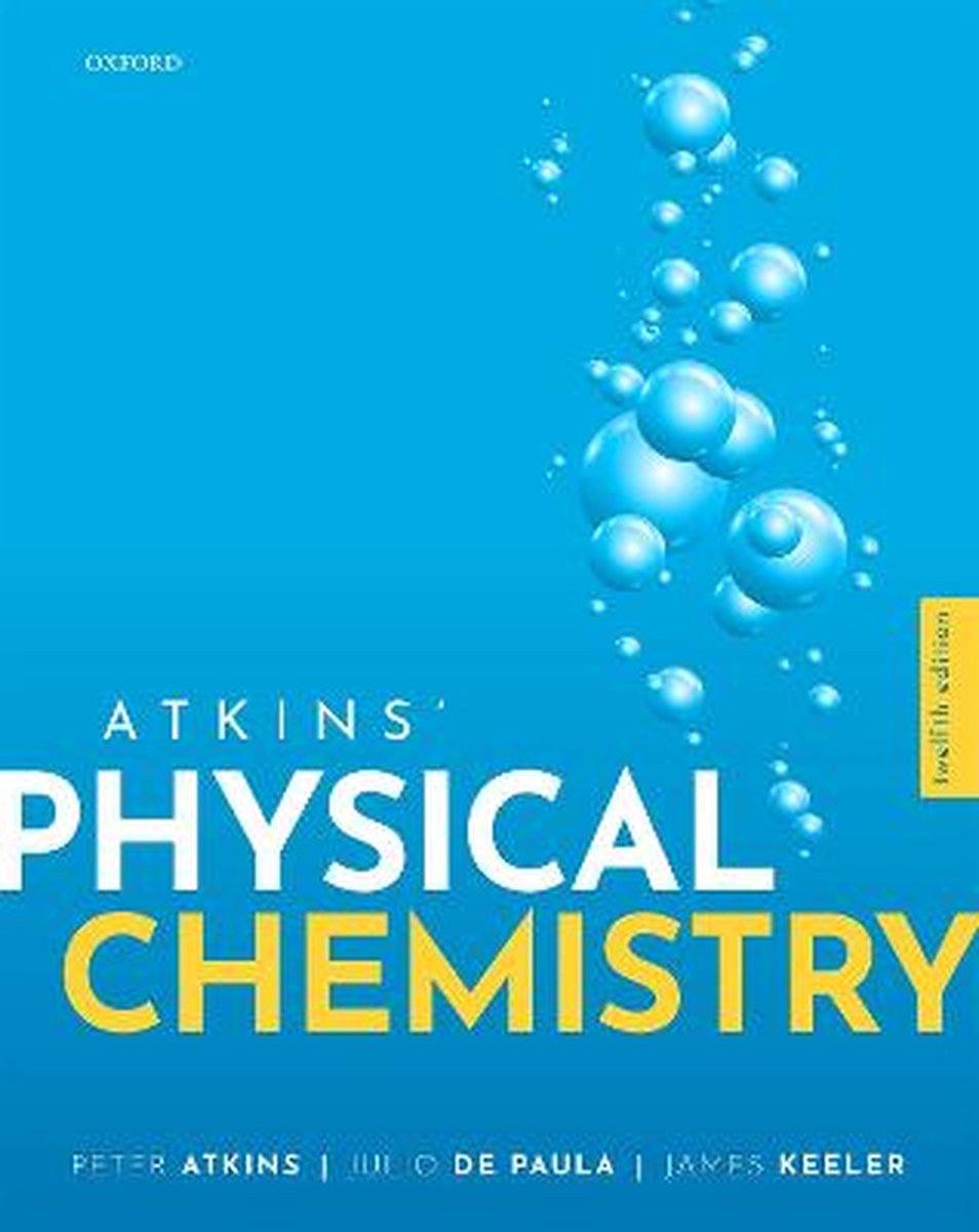 eBook For Atkins’ Physical Chemistry 1st Edition By Peter Atkins