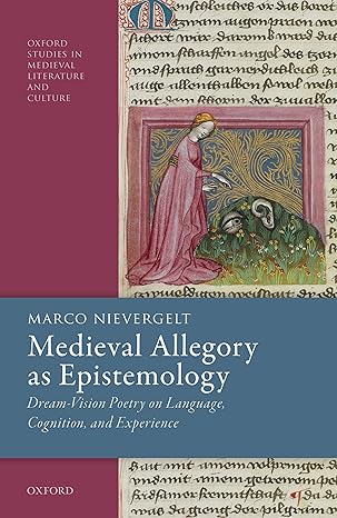 eBook For Medieval Allegory As Epistemology 1st Edition By Marco Nievergelt