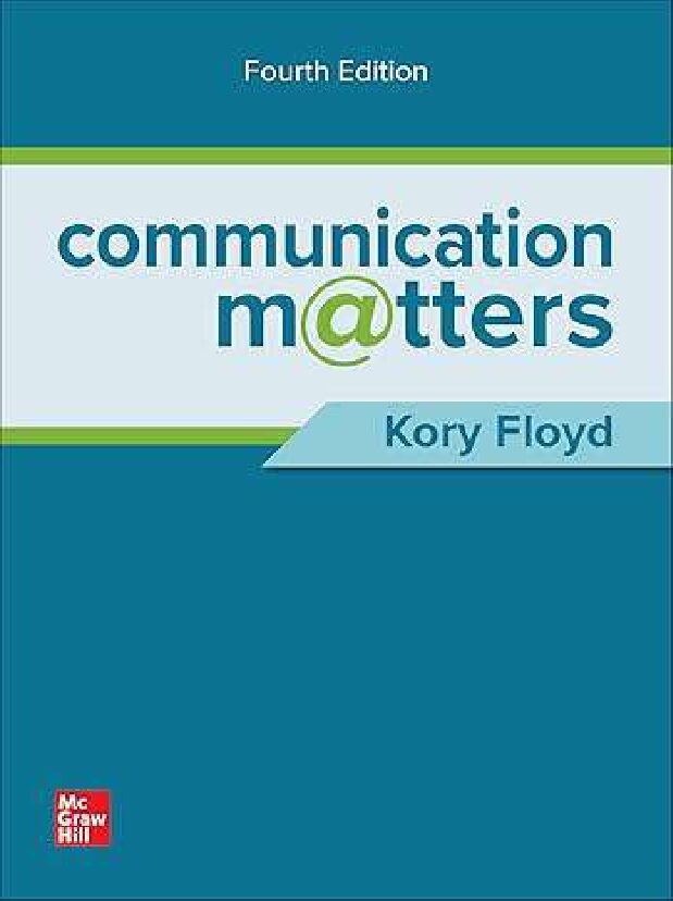 eBook Communication Matters 4th Edition KORY FLOYD