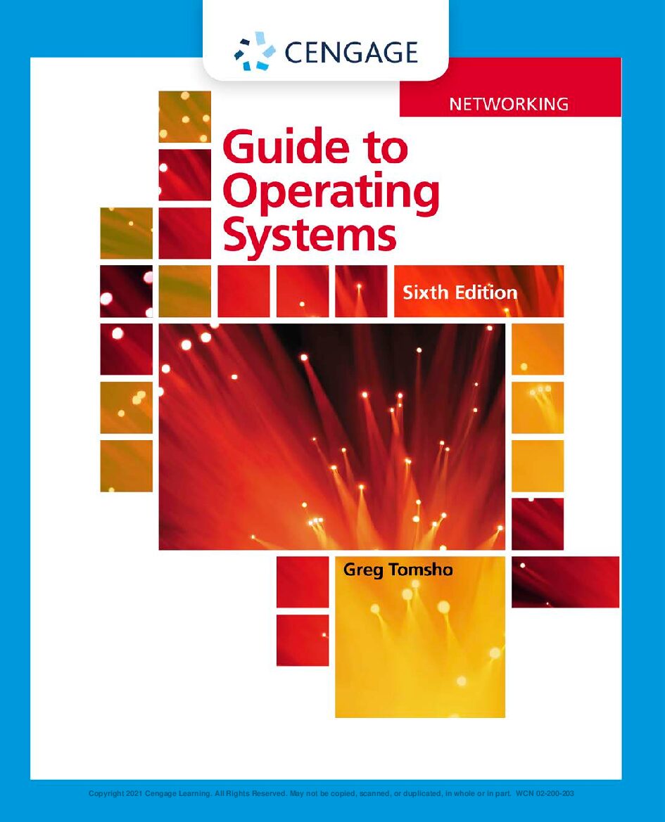 eBook [PDF] Guide to Operating Systems 6th Edition By Greg Tomsho