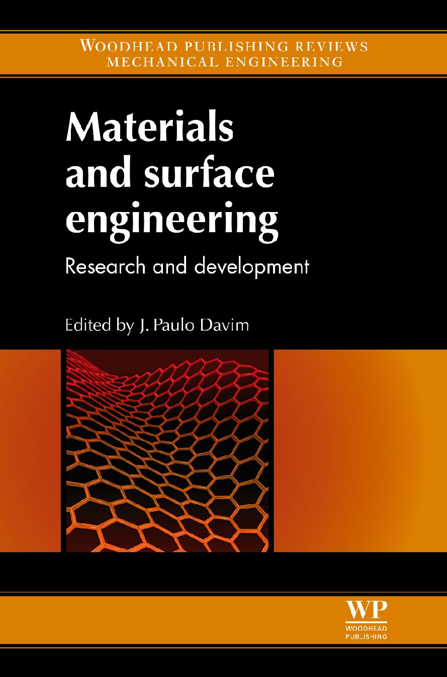 eBook [PDF] Materials and surface engineering Research and development By J. Paulo Davim