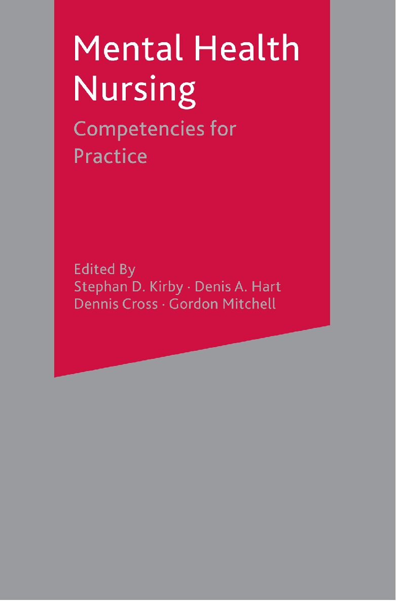 eBook [PDF] Mental Health Nursing Competencies for Practice By Stephan D. Kirby MSc, PgC, Dip MDO, RMN