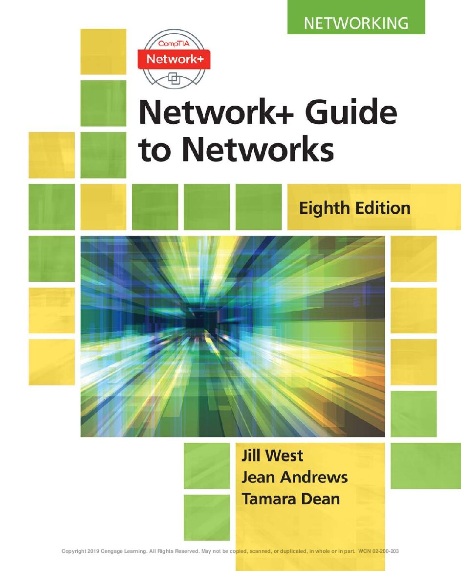 eBook [PDF] Network+ Guide to Networks 8th Edition By Jill West, Jean Andrews, Tamara Dean