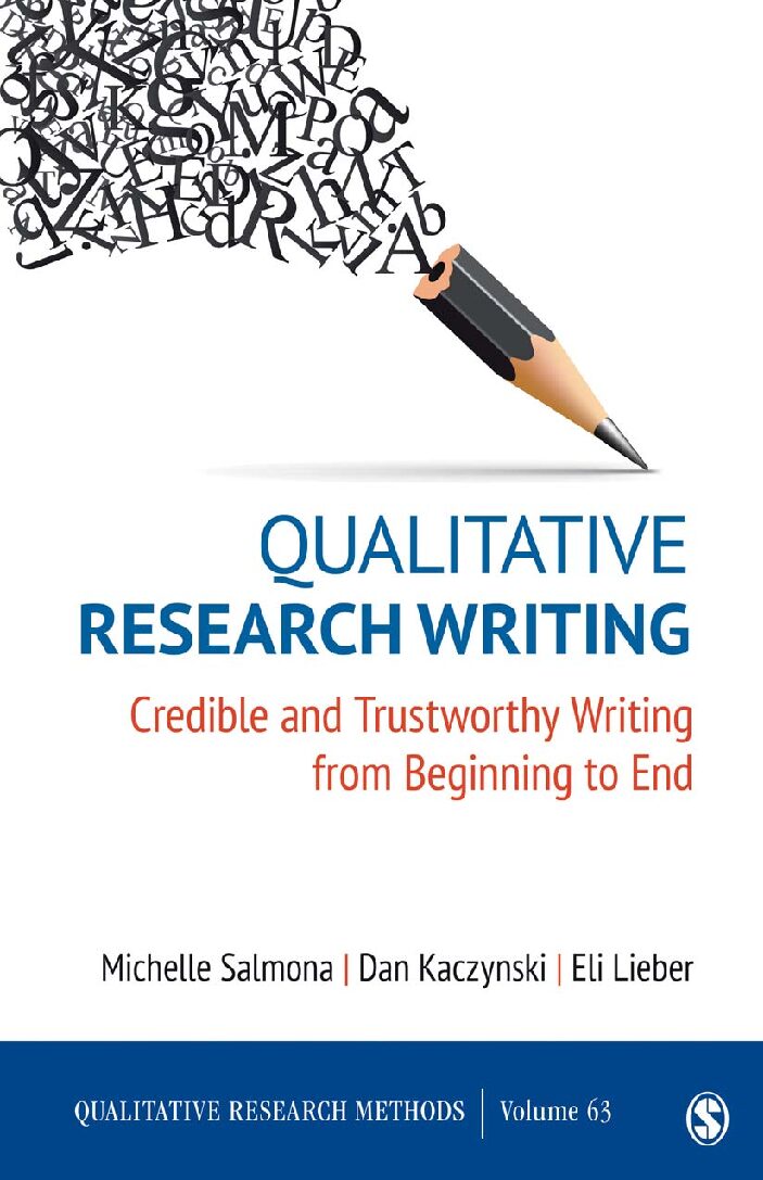eBook [PDF] Qualitative Research Writing volume 63 By Michelle Salmona, Dan Kaczynski, Eli Lieber