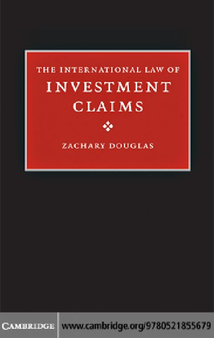 eBook [PDF] The International Law of Investment Claims By Zachary Douglas