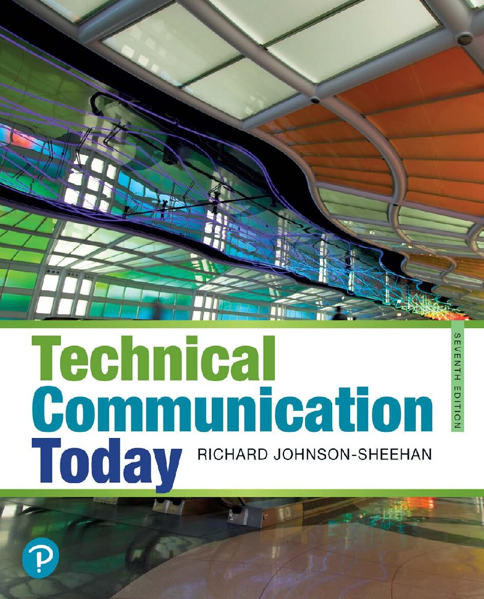 eBook Technical Communication Today 7th Edition By Richard Johnson-Sheehan