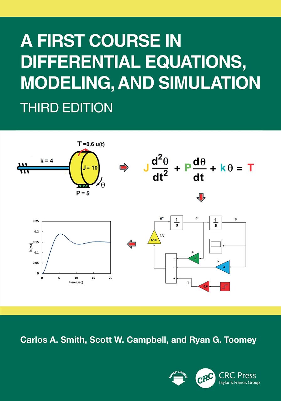 eBook [PDF] A First Course in Differential Equations, Modeling, and Simulation, 3rd Edition By Carlos A. Smith, Scott W. Campbell, Ryan G. Toomey