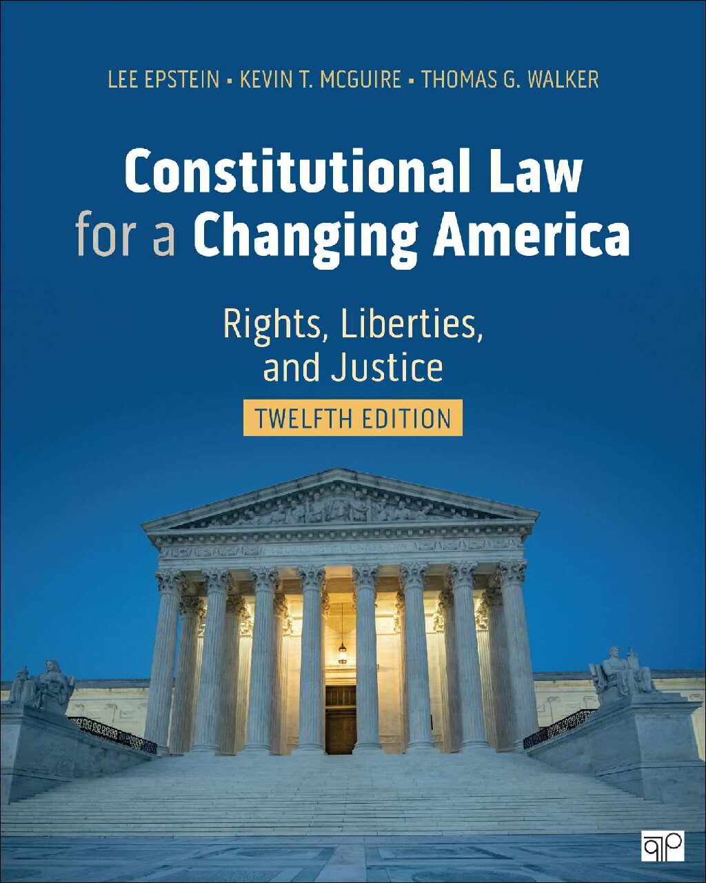 eBook [PDF] Constitutional Law for a Changing America Rights 12th Edition By Lee J Epstein, Kevin T McGuire, Thomas G Walker