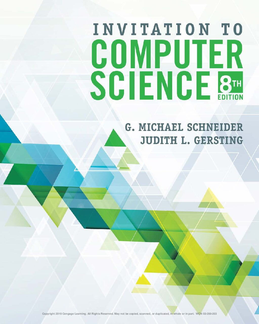 eBook [PDF] Invitation to Computer Science 8th Edition By G Michael Schneider, Judith L Gersting