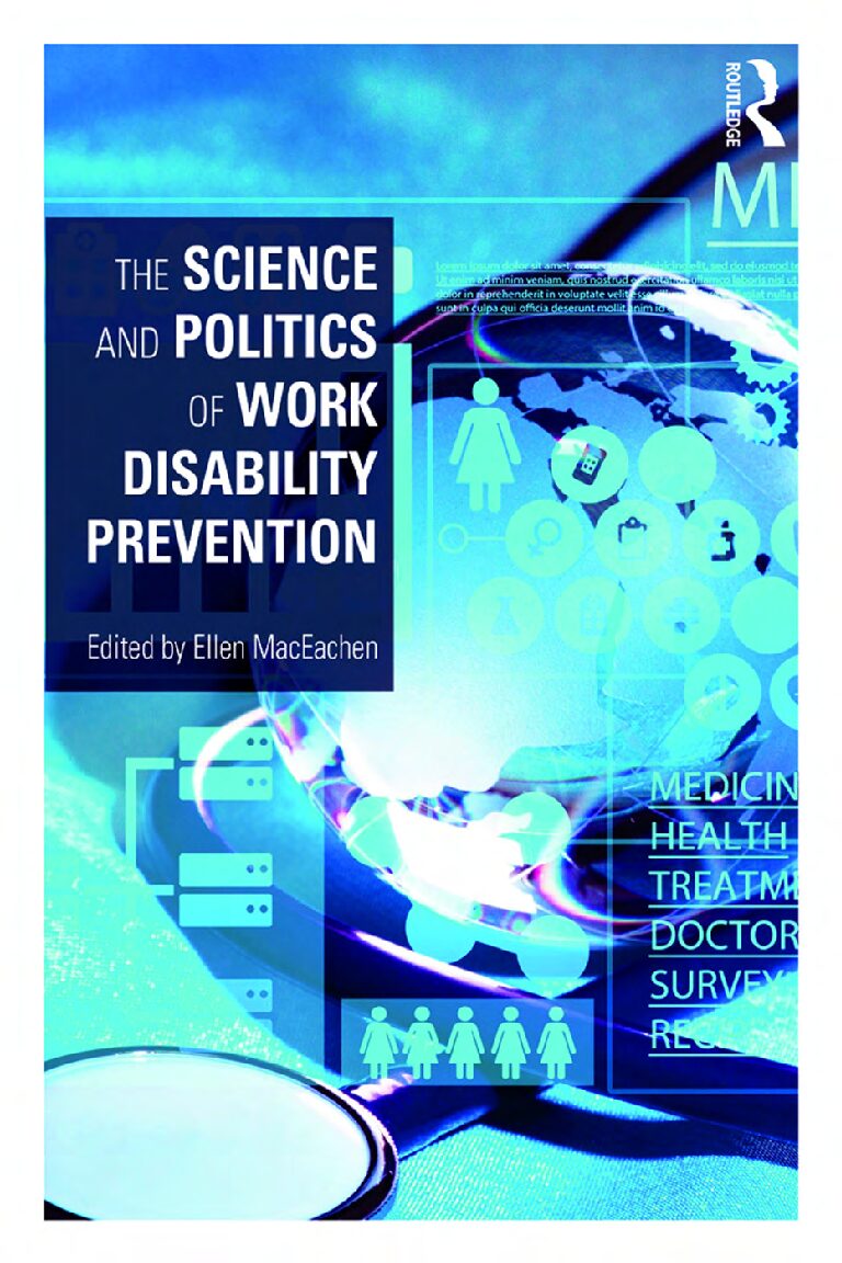 eBook [PDF] The Science and Politics of Work Disability Prevention By Ellen MacEachen