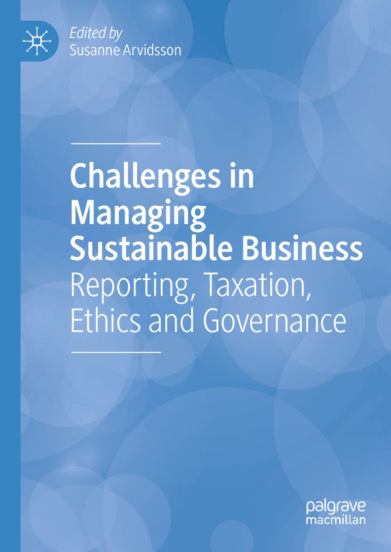 eBook [PDF] Challenges in Managing Sustainable Business Reporting, Taxation, Ethics and Governance By Susanne Arvidsson