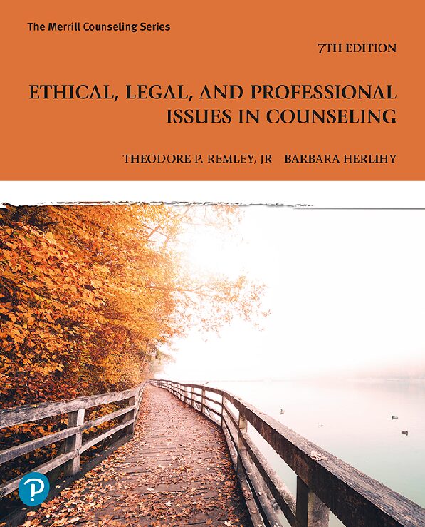 eBook [PDF] Ethical Legal and Professional Issues in Counseling 7th Edition By Theodore Remley Jr., Barbara Herlihy