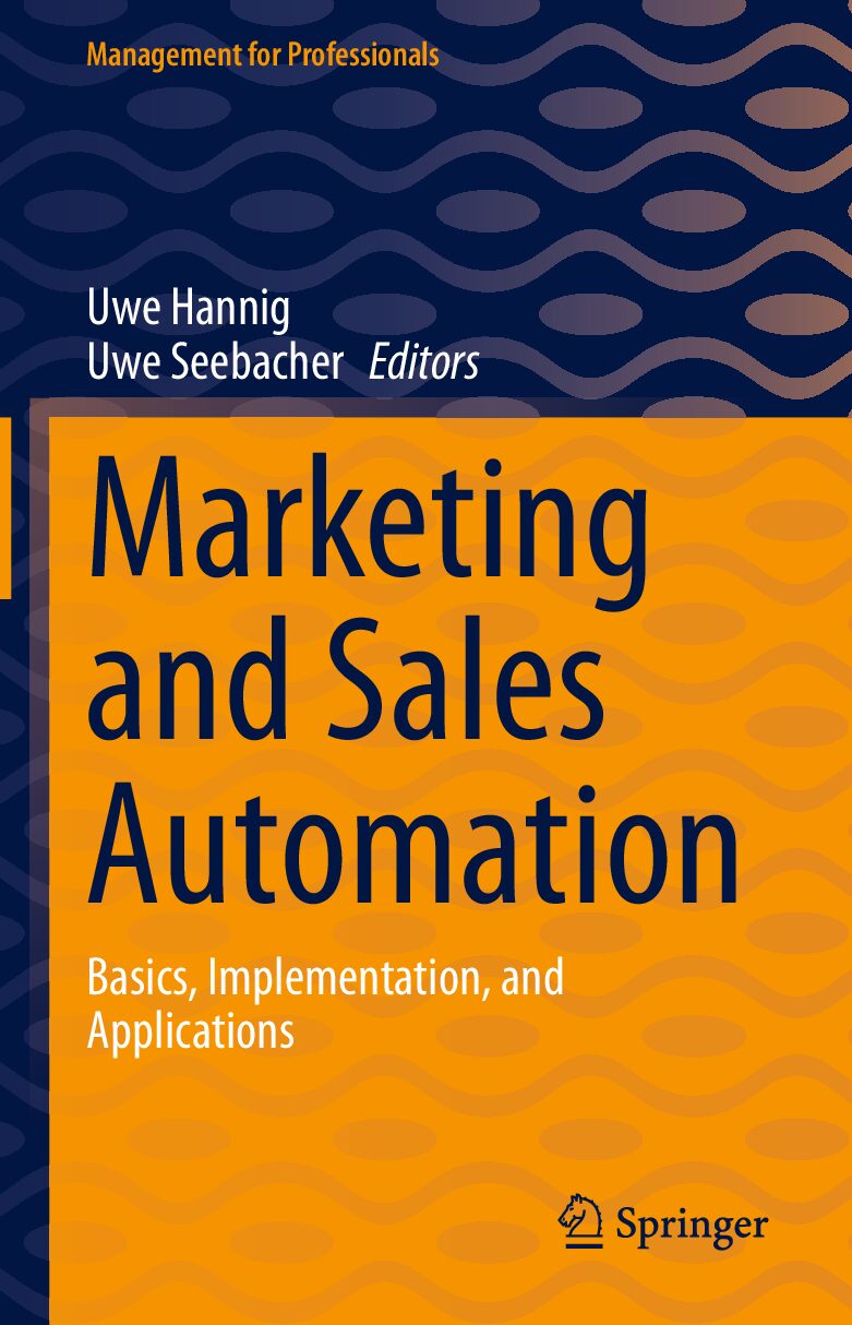 eBook [PDF] Marketing and Sales Automation By Uwe Hannig, Uwe Seebacher